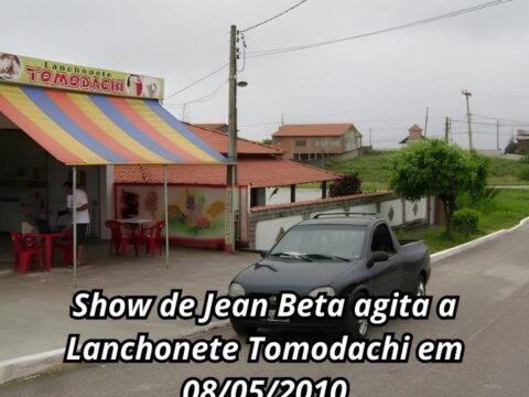 Jean Beta agita o Bar e Lanchonete Tomodachi em 08/05/2010 Jean Beta agita o Bar e Lanchonete Tomodachi em Vilatur - 08/05/2010