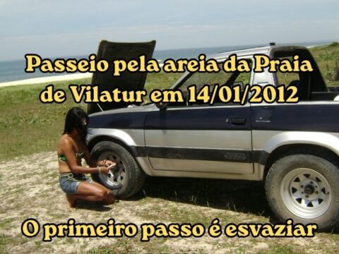 Mar de Aventuras: Passeio de Buggy (Ragge) pela areia da Praia de Vilatur em 14/01/2012 Buggy andando pela areia clara da Praia de Vilatur em Saquarema durante dia ensolarado de verão.