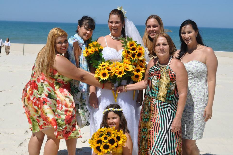 Casamento na praia de Vilatur