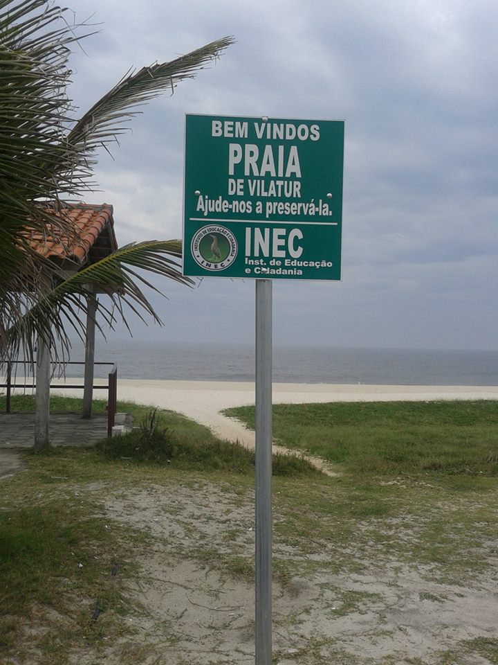 INEC instala placas de sinalização em Vilatur (Saquarema).