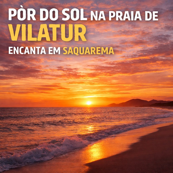 Pôr do Sol na Praia de Vilatur