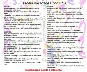 Programacao-Carnaval-Saquarema-Blocos-2014