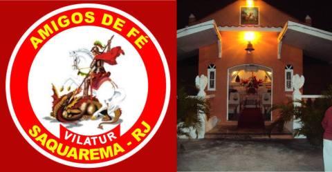 Batismo em grupo na Capela de São Jorge de Vilatur (Saquarema).