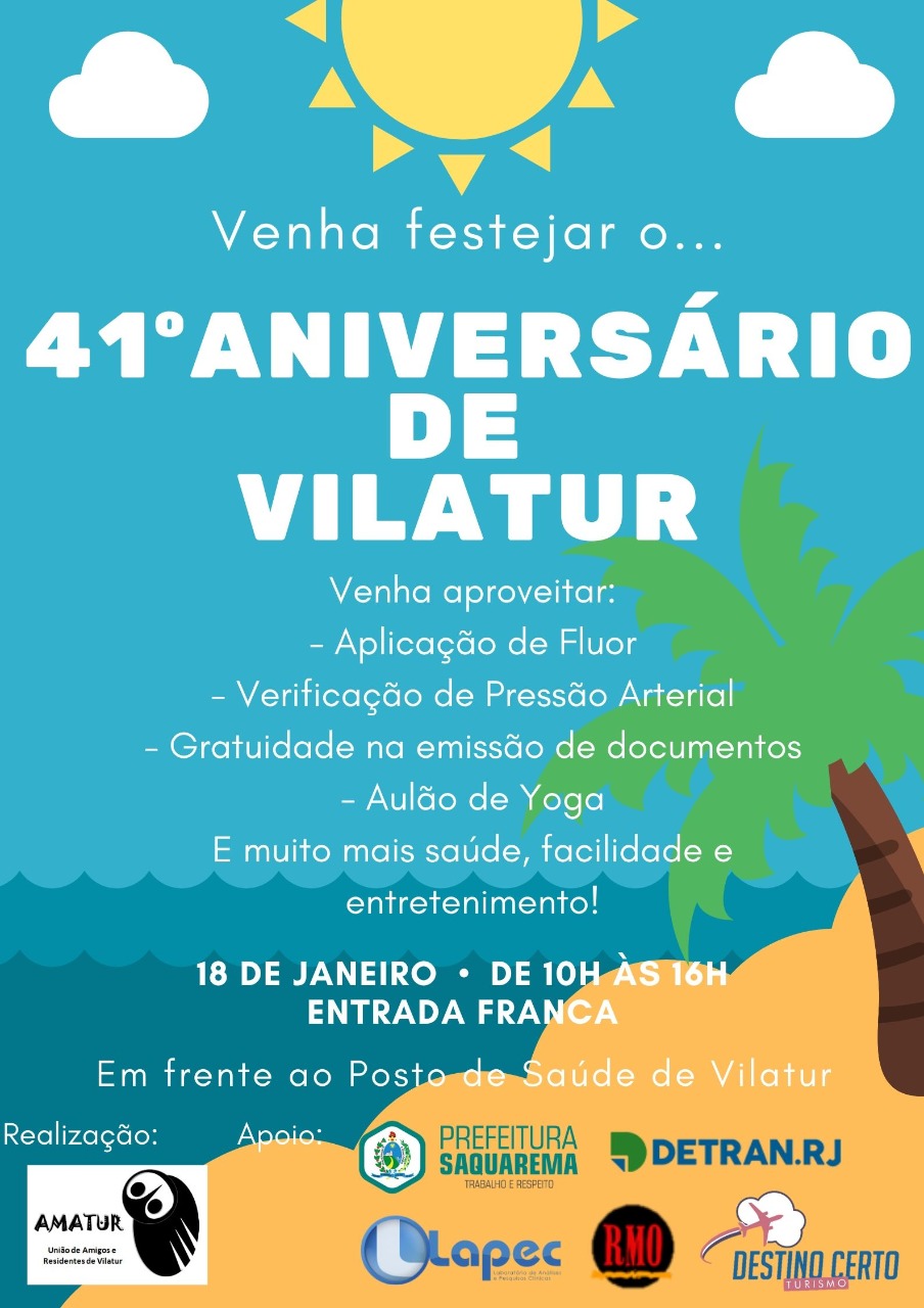 41º Aniversário de Vilatur (Saquarema / RJ)