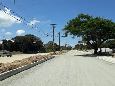Asfalto Avenida Praia de Itaúna - Vilatur