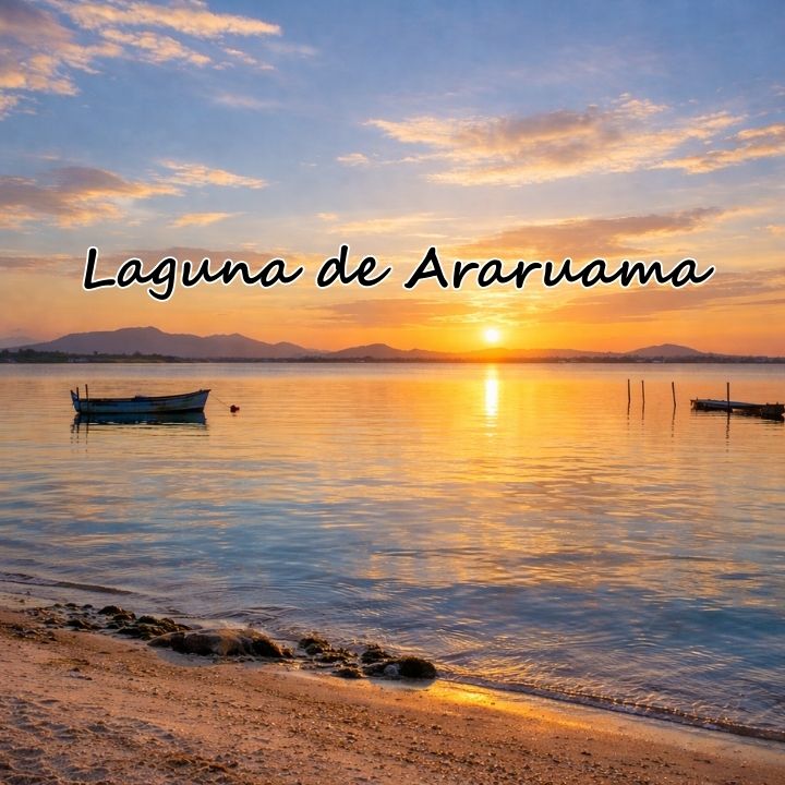 Pôr do Sol na Laguna de Araruama