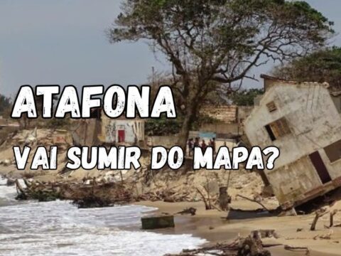 A Praia de Atafona, no município de São João da Barra, vive um dos cenários mais dramáticos do litoral do Rio de Janeiro.
