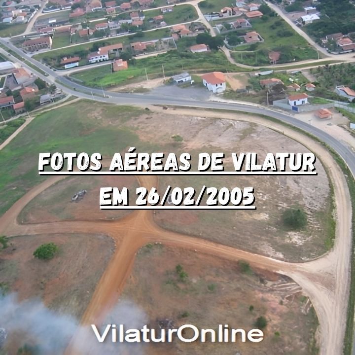 Fotos aéreas de Vilatur em 26/02/2005 Foto aérea de Vilatur mostrando a Av. Nova Saquarema na altura da Estrada dos Cajueiros. Na imagem podemos ver a Igreja de Nossa Senhora do Carmo e São José e o DPO de Vilatur.